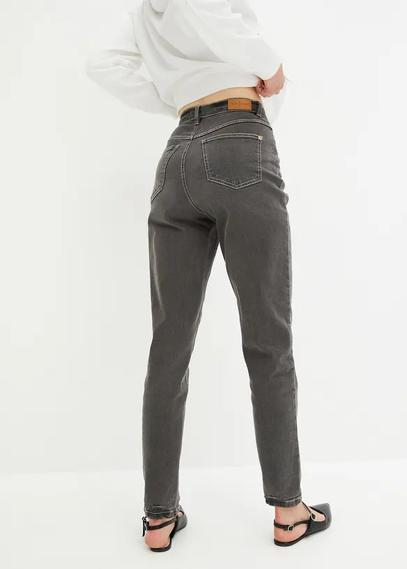 Strečové džíny Mom, High Waist, bonprix