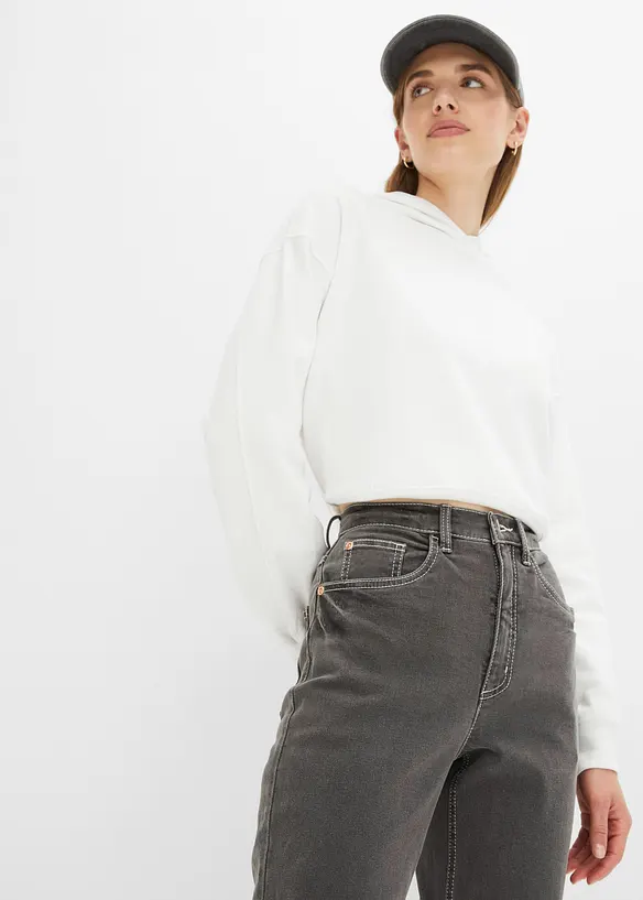 Strečové džíny Mom, High Waist, bonprix