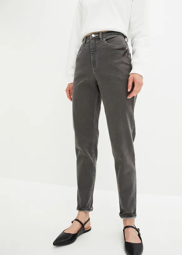 Strečové džíny Mom, High Waist, bonprix
