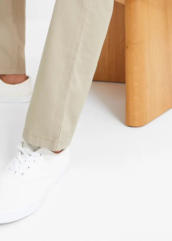 Chino kalhoty z čisté bavlny Regular Fit, Straight, bonprix