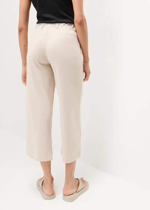 Kalhoty Culotte z čisté organické bavlny, bonprix