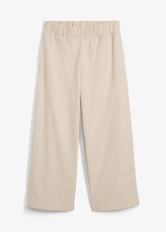 Kalhoty Culotte z čisté organické bavlny, bonprix
