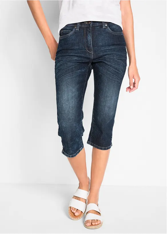Strečové džíny Straight, Mid Waist, bonprix
