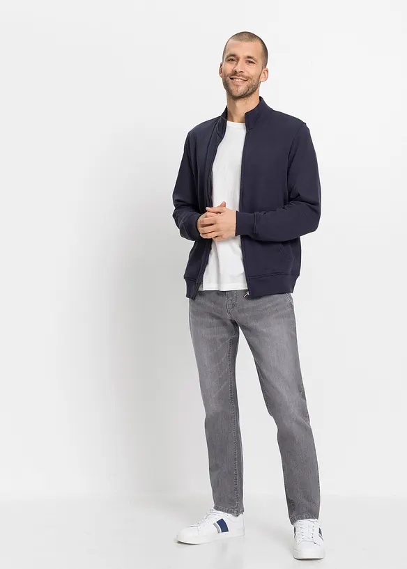 Lehké džíny bez zapínání a s pohodlným pasem, Regular Fit, Straight, bonprix