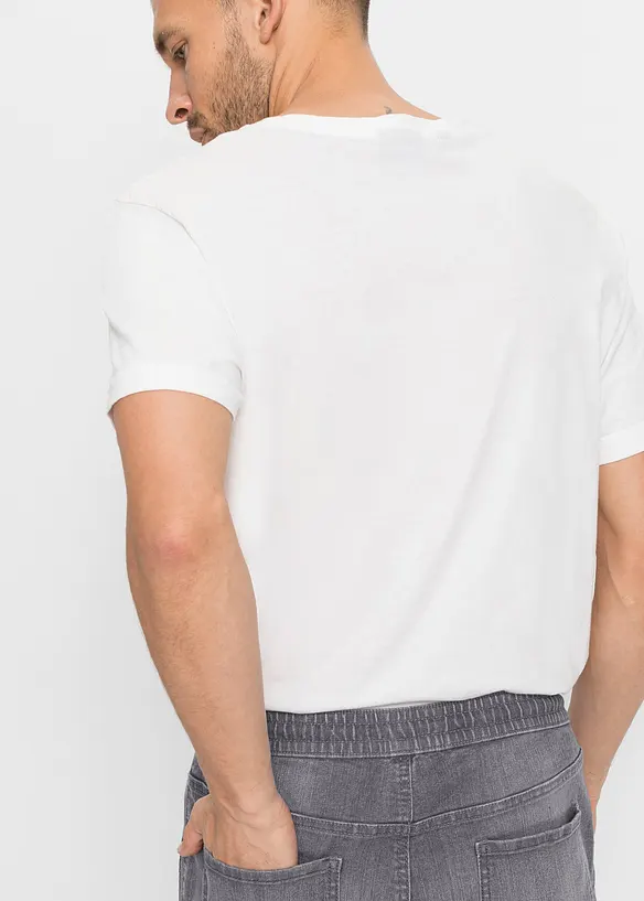 Lehké džíny bez zapínání a s pohodlným pasem, Regular Fit, Straight, bonprix