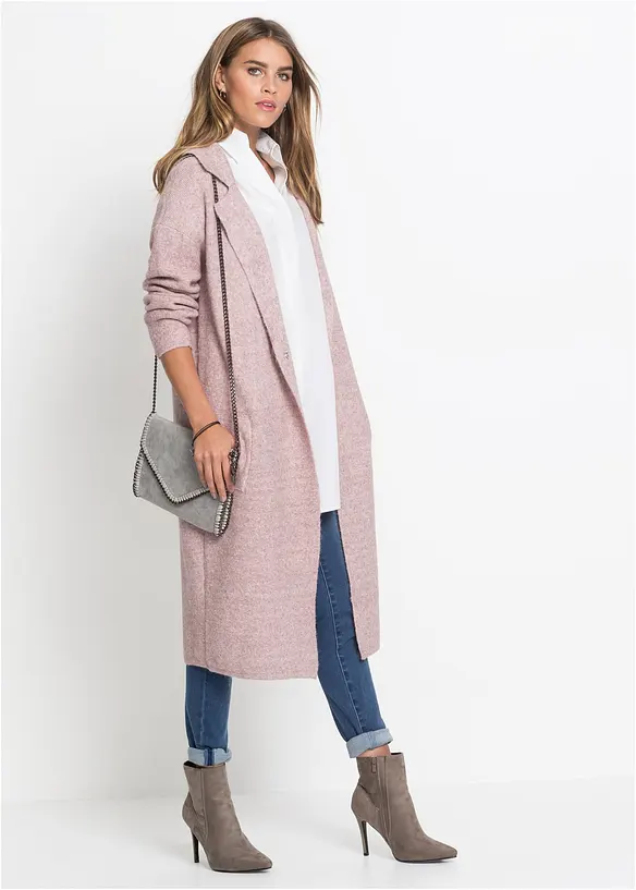Dlouhý pletený kabát Loose Fit, bonprix