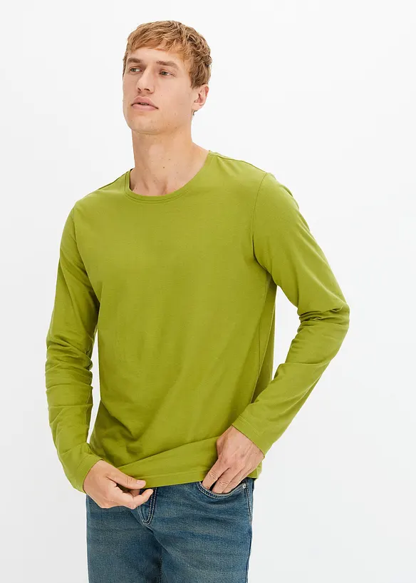 Triko s dlouhým rukávem (3 ks v balení), bonprix