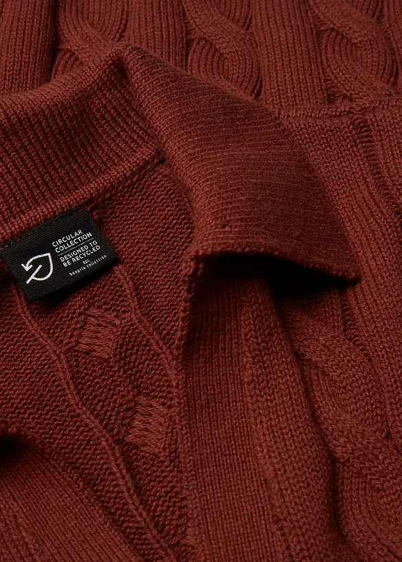 Oversize svetr z měkké směsi s kašmírem, bonprix