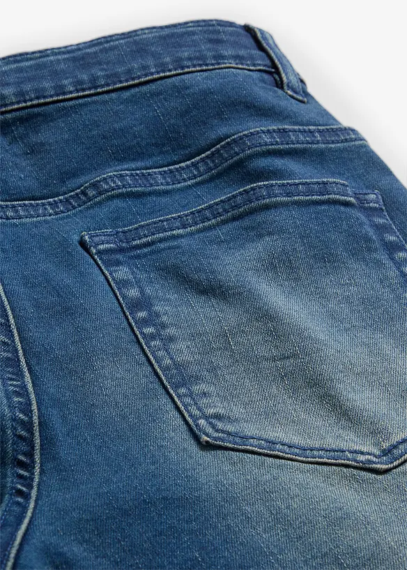 Džíny s nastavitelným pasem, Straight, Extra Loose Fit, bonprix