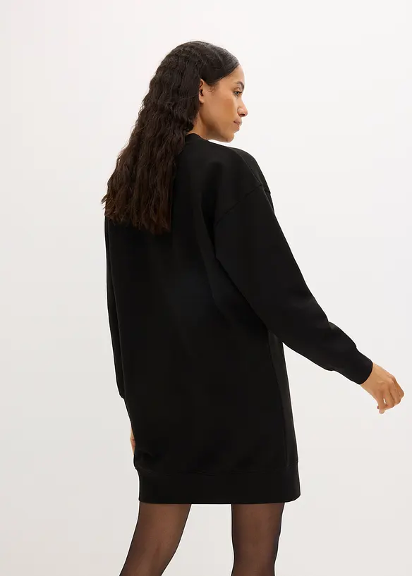 Oversize šaty z teplákoviny, bonprix
