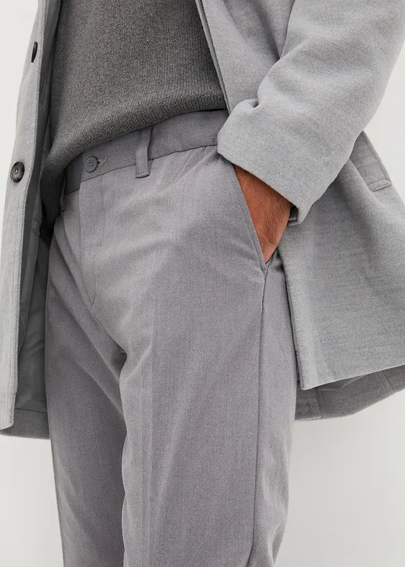 Elegantní kalhoty s puky, Regular Fit, bonprix