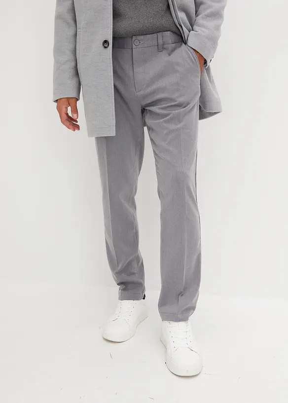 Elegantní kalhoty s puky, Regular Fit, bonprix