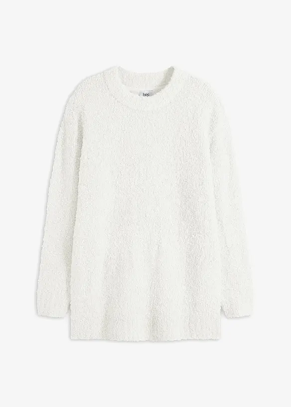 Oversized svetr z flaušové příze, bonprix
