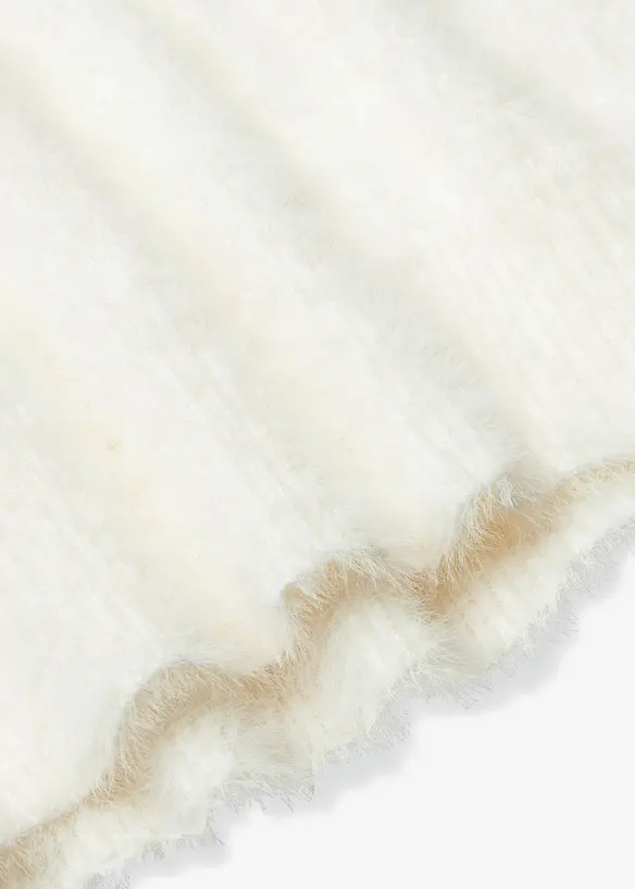 Oversized svetr s hlubokým výstřihem na zádech, bonprix