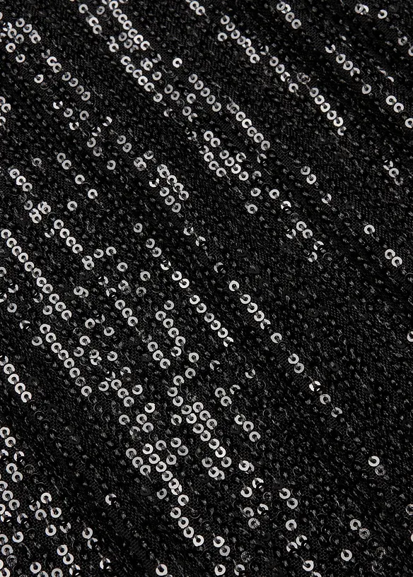 Halenka bez zapínání, s flitry, bonprix