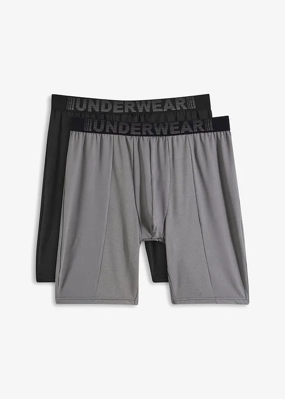 Dlouhé boxerky úzké (2 ks v balení), bonprix