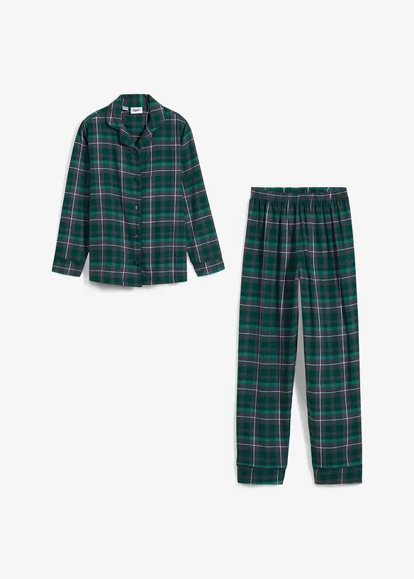 Dětské tkané pyžamo z flanelu (2dílná souprava), bonprix