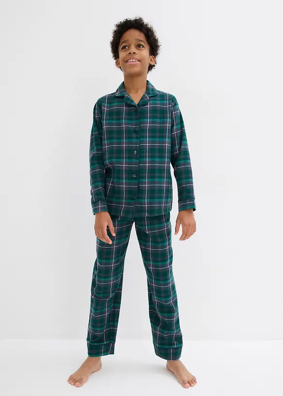 Dětské tkané pyžamo z flanelu (2dílná souprava), bonprix