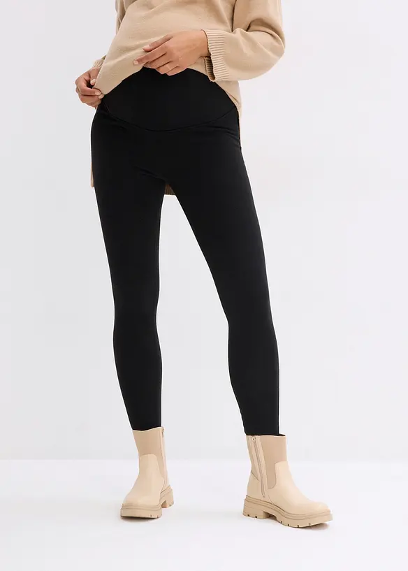 Hřejivé těhotenské termo legíny Slim Fit, bonprix