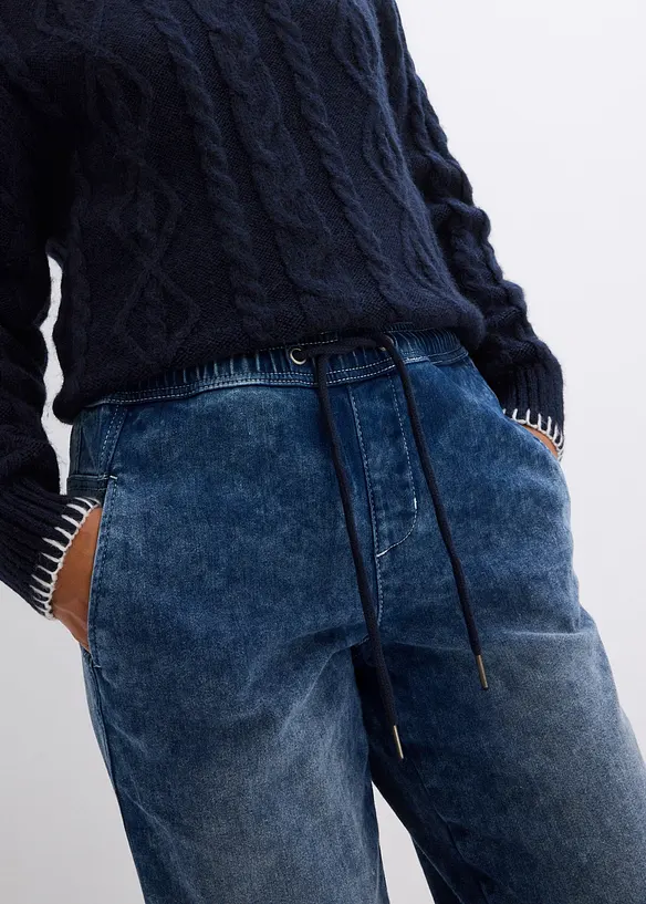 Termo džíny Boyfriend, Mid Waist, bonprix