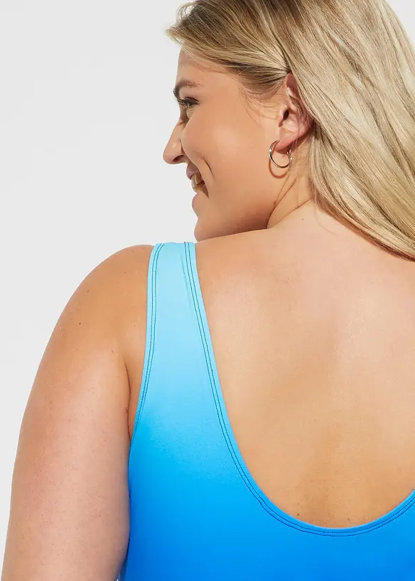 Stahovací jednodílné plavky, střední tvarující efekt, bonprix