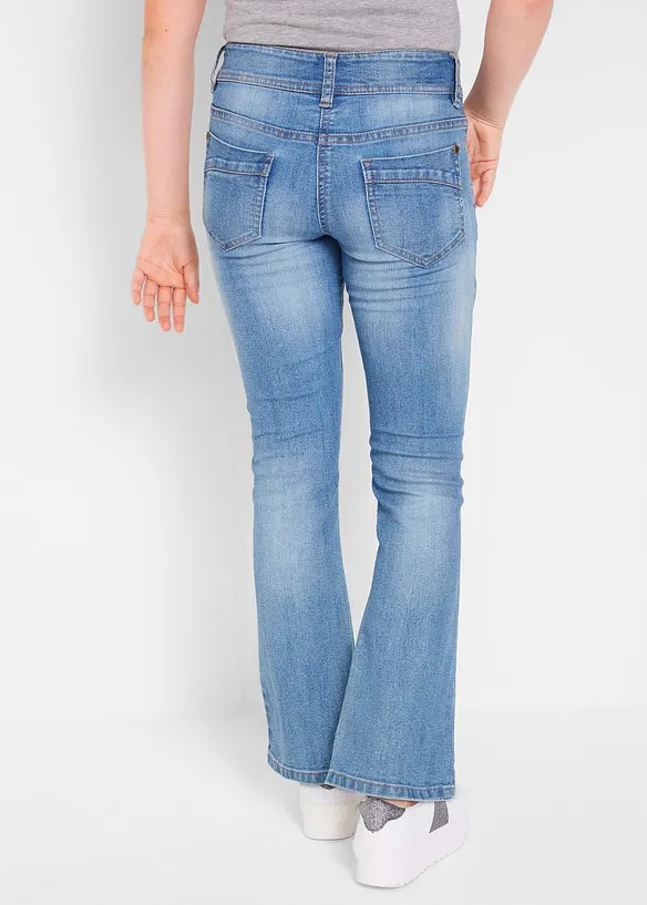 Strečové džíny Bootcut, Mid Waist, bonprix