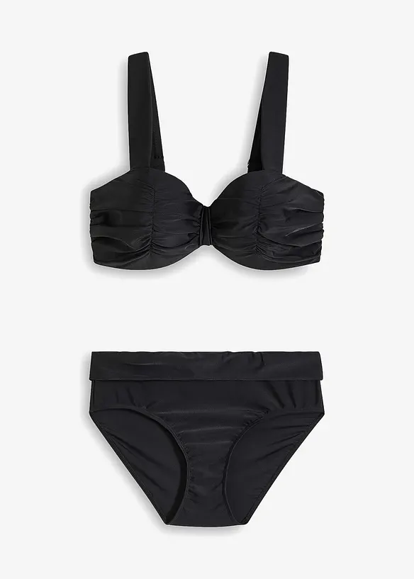 Balkonetové bikiny s vyztuženými ramínky (2dílná souprava), bonprix