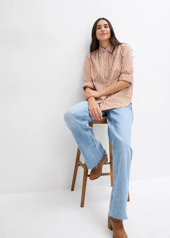 Oversize halenka s nabíranými rukávy, bonprix