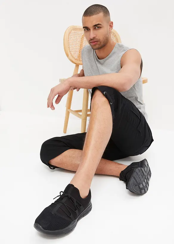 Dlouhé cargo bermudy, Regular Fit, z čisté bavlny, bonprix