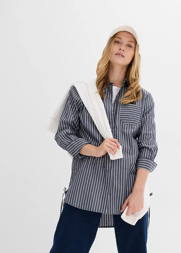 Dlouhá halenka z čisté bavlny, bonprix