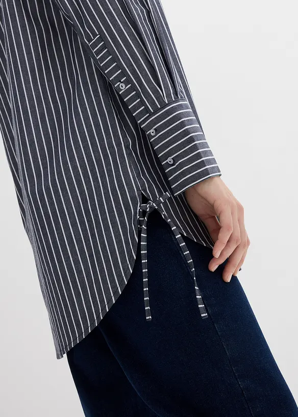 Dlouhá halenka z čisté bavlny, bonprix