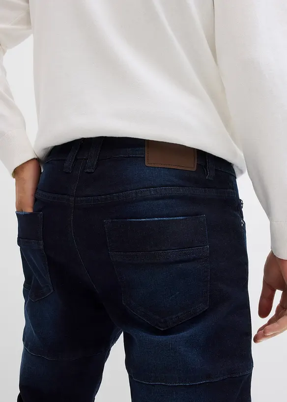 Strečové cargo džíny Slim Fit, Straight, bonprix