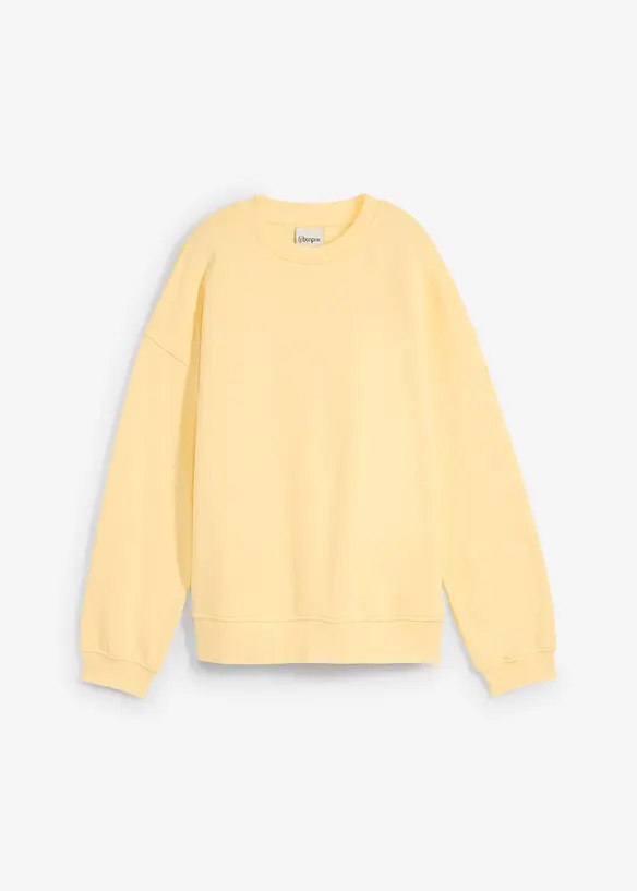 Oversize mikina z čisté bavlny, bonprix