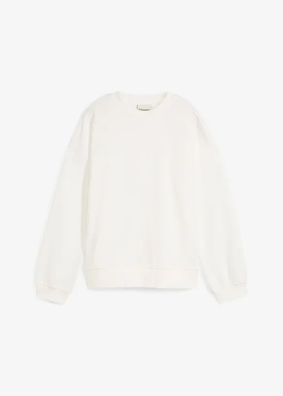 Oversize mikina z čisté bavlny, bonprix