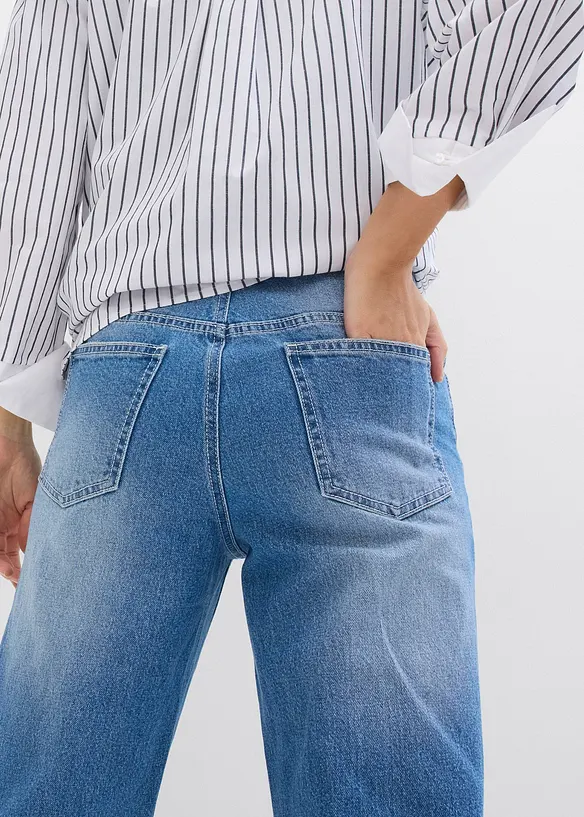 Džíny Straight, High Waist, bonprix