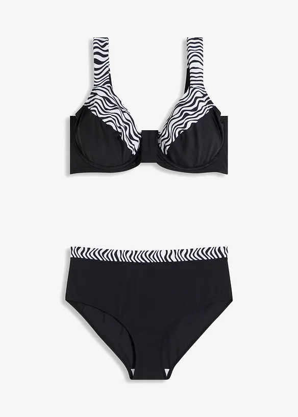 Zmenšovací bikiny s vyztuženými ramínky (2dílná souprava), bonprix