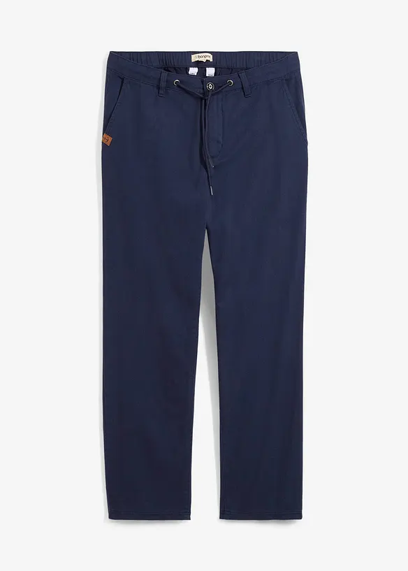 Chino kalhoty Relaxed Fit, z čisté bavlny, Straight, bonprix