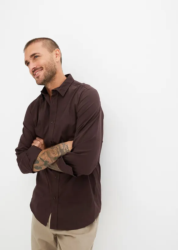 Business košile se strečem, Slim Fit, bonprix