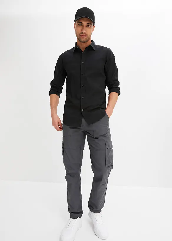 Business košile se strečem, Slim Fit, bonprix