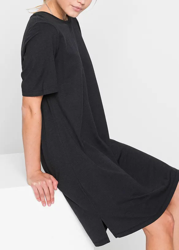 Úpletové oversize šaty, bonprix