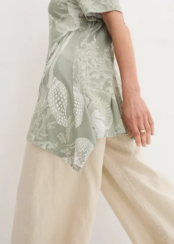 Dlouhé triko z měkké viskózové směsi, bonprix