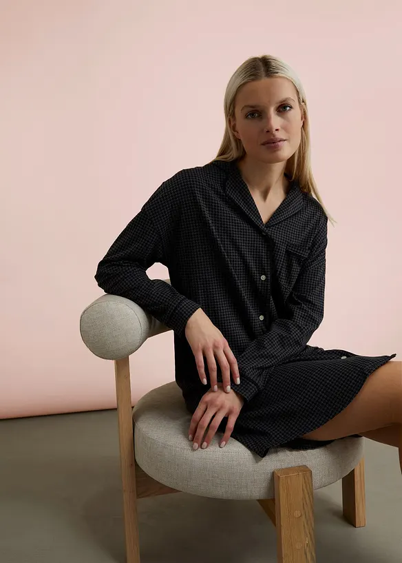 Noční košile Oversized s knoflíky, bonprix