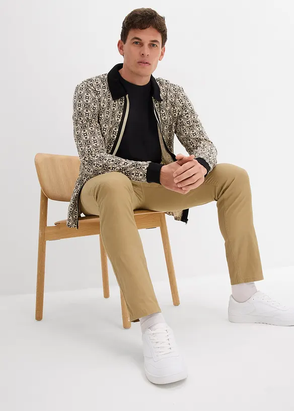 Strečové kalhoty Regular Fit bez zapínání, Straight, bonprix