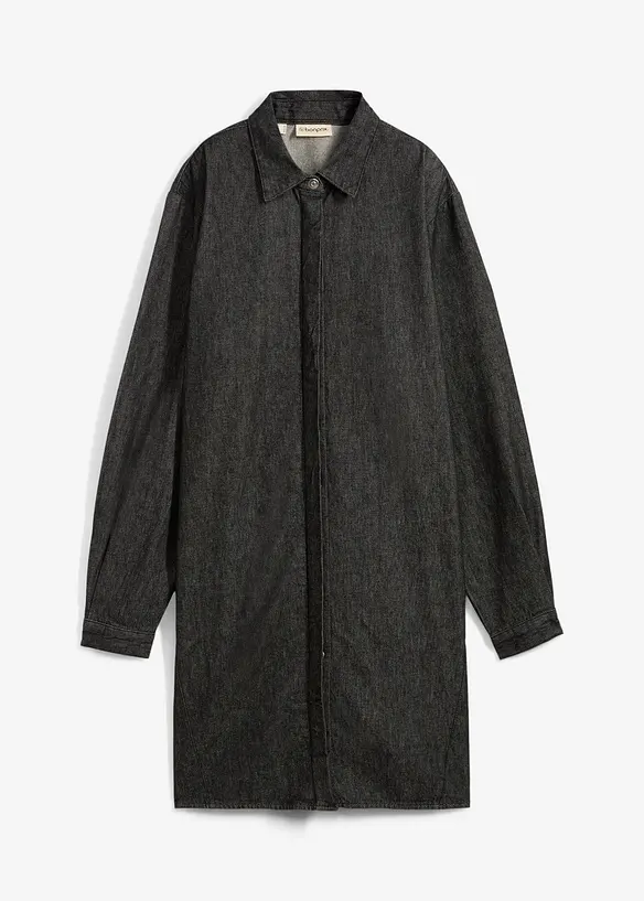 Oversize džínové šaty, bonprix