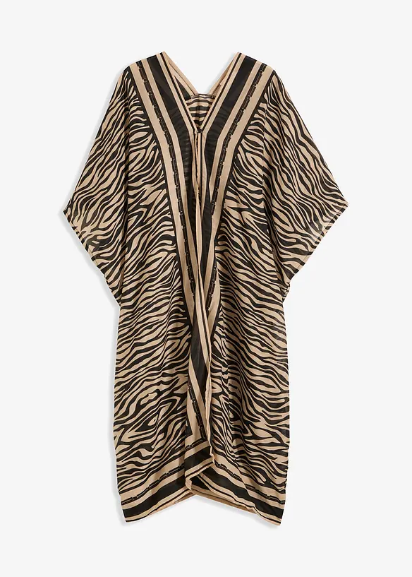 Transparentní plážové kimono, bonprix