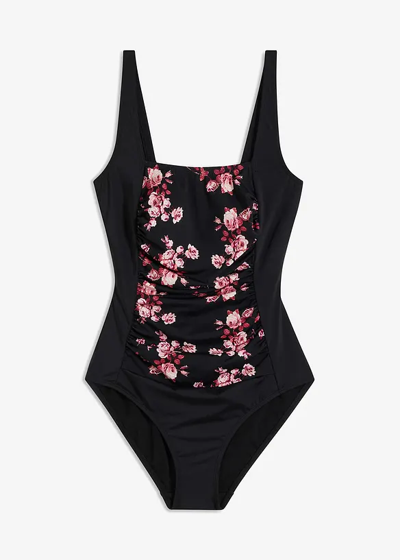 Stahovací jednodílné plavky, střední tvarující efekt, bonprix