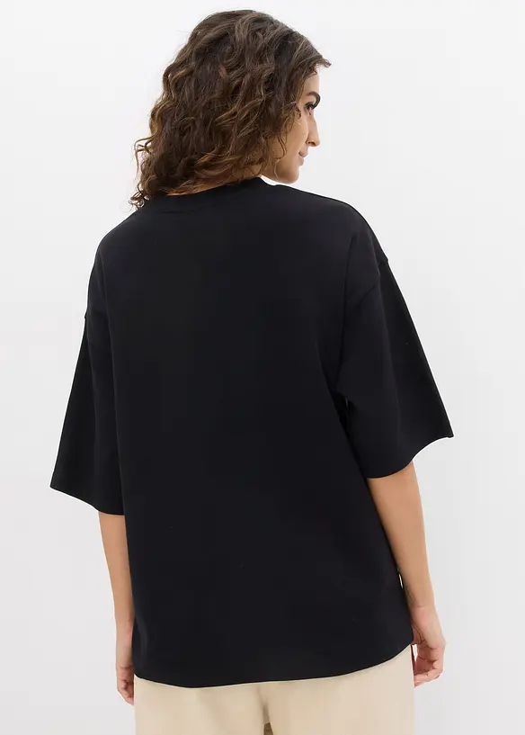 Oversize tričko z čisté těžké organické bavlny, bonprix
