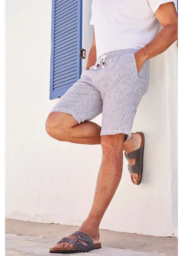 Bermudy Regular Fit se lnem, bonprix