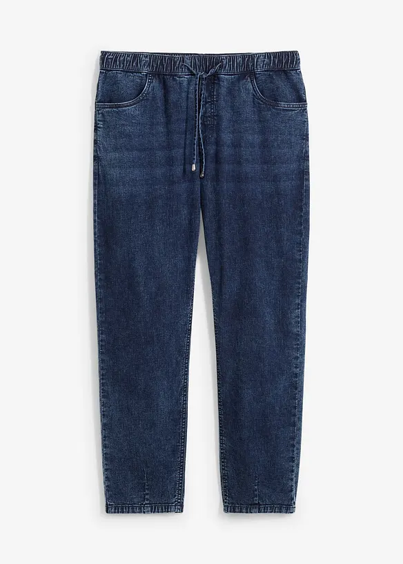 Lehké strečové džíny bez zapínání, Relaxed Fit, Straight, bonprix
