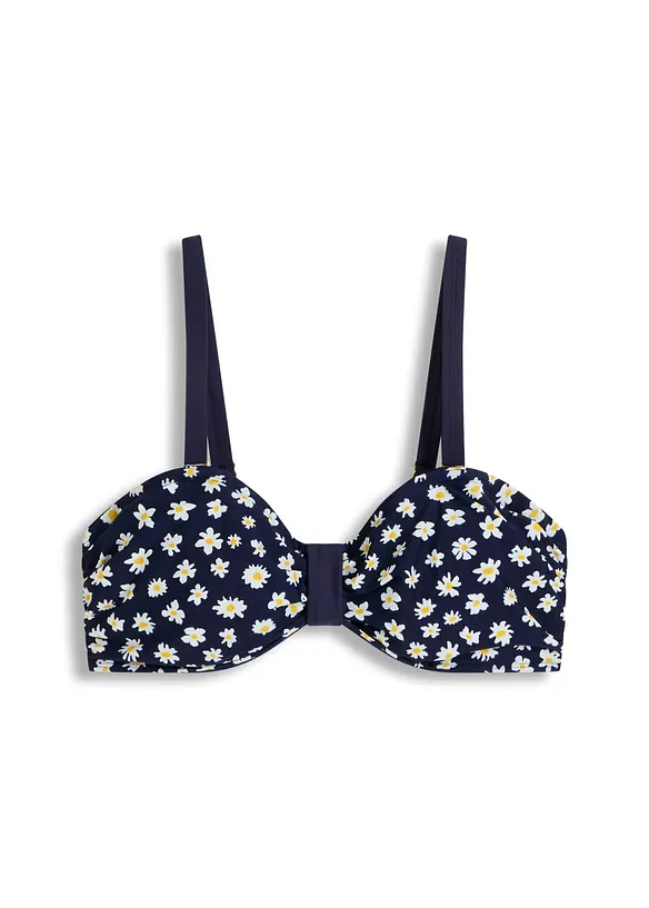 Bandeau bikinová podrsenka s kosticemi, bonprix